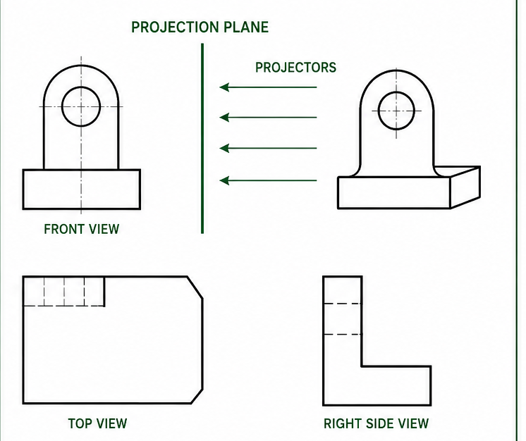 Third Angle Drawing Views